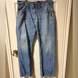 Silver Jeans Light Blue Straight Leg Men's Jeans Sz: W:34 L: 34